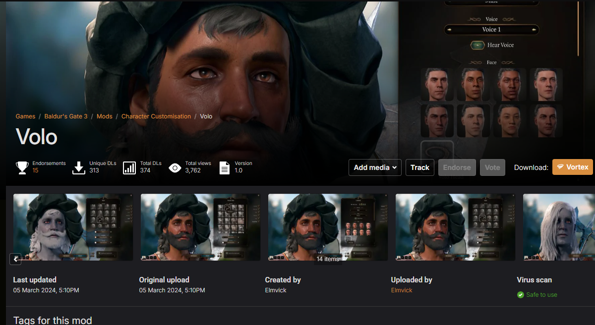 Custom character mod screenshot 14